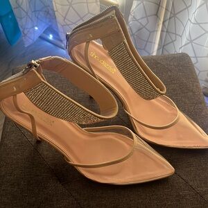 Nude size 12 pumps from shoedazzle